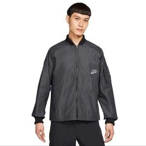 Nike Sportswear Revival Bomber Grey Lightweight Jacket DM5612-084 Men's Size XL